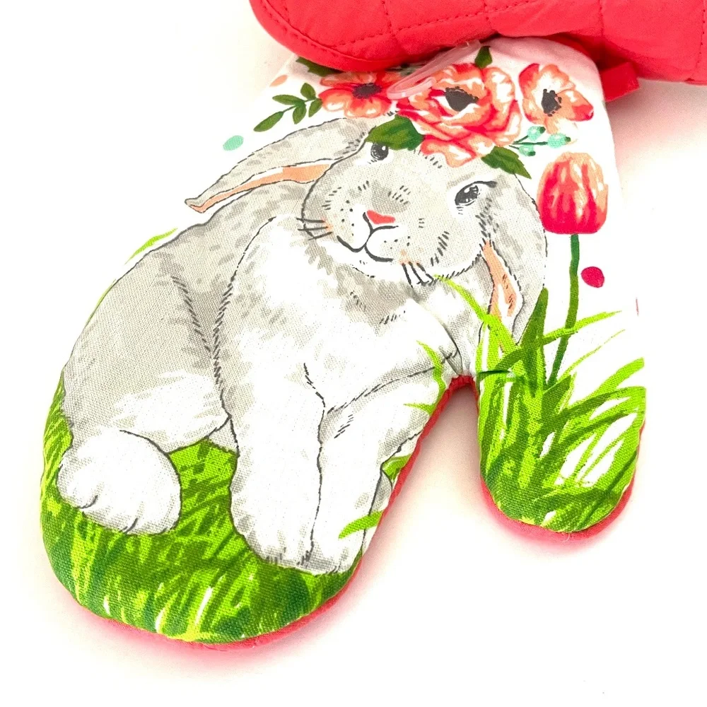 Easter Potholder & Oven Mitt Set. NEW ITEM - Picture 2 of 3